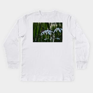 White Flower Kids Long Sleeve T-Shirt